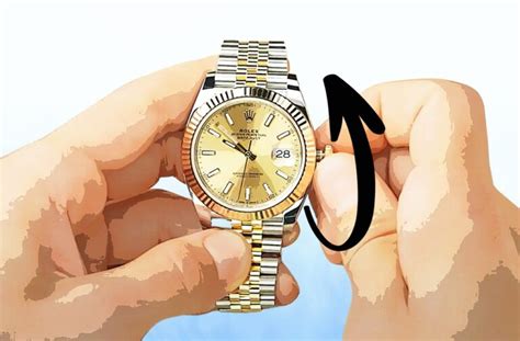 wind rolex clockwise or counterclockwise|Rolex watch winding.